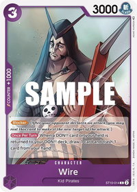 Wire - Ultra Deck: The Three Captains (ST-10) #ST10-014 - Common One Piece Trading Card
