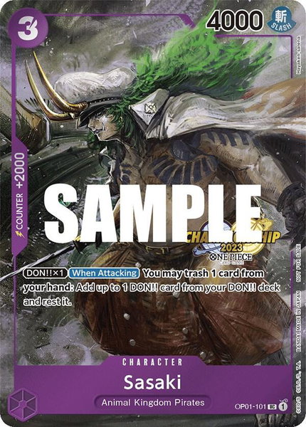 Sasaki (CS 2023 Event Pack) - One Piece Promotion Cards One Piece trading card