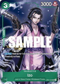 Izo (CS 2023 Celebration Pack) - One Piece Promotion Cards (OP-PR) #OP01-033 - Uncommon One Piece Trading Card