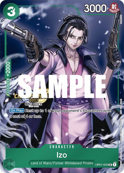 Izo (CS 2023 Celebration Pack) - One Piece Promotion Cards One Piece trading card