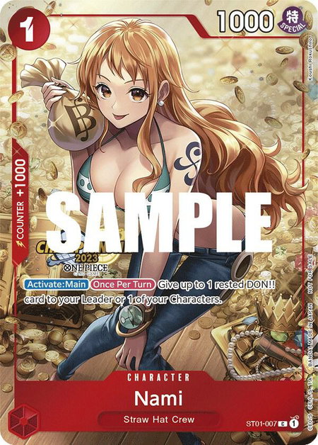 Nami (CS 2023 Celebration Pack) - One Piece Promotion Cards One Piece trading card