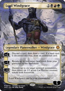 Lord Windgrace (Borderless) - Special Guests (SPG) #14 - Mythic Rare Magic: The Gathering Trading Card