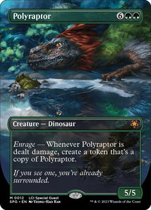 Polyraptor (Borderless) - Special Guests (SPG) #12 - Mythic Rare Magic: The Gathering Trading Card