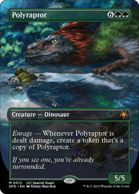 Polyraptor (Borderless) - Special Guests (SPG) #12 - Mythic Magic: The Gathering Trading Card