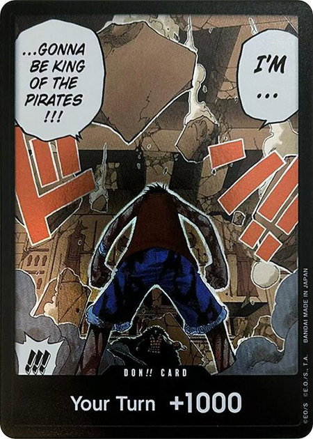 DON!! Card (Luffy vs. Crocodile) (Devil Fruits Collection Vol. 1) trading card from One Piece Promotion Cards DON!! Card (Luffy vs. Crocodile) (Devil Fruits Collection Vol. 1) - One Piece Promotion Cards One Piece trading card