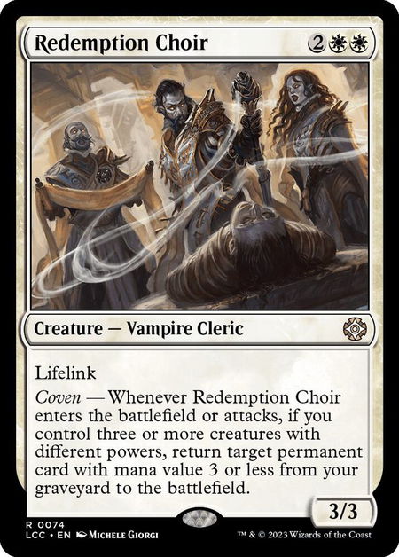 Redemption Choir - Commander: The Lost Caverns of Ixalan Magic: The Gathering trading card