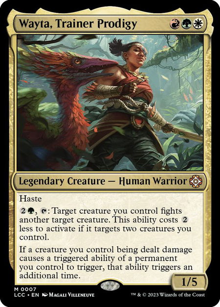 Wayta, Trainer Prodigy - Commander: The Lost Caverns of Ixalan Magic: The Gathering trading card