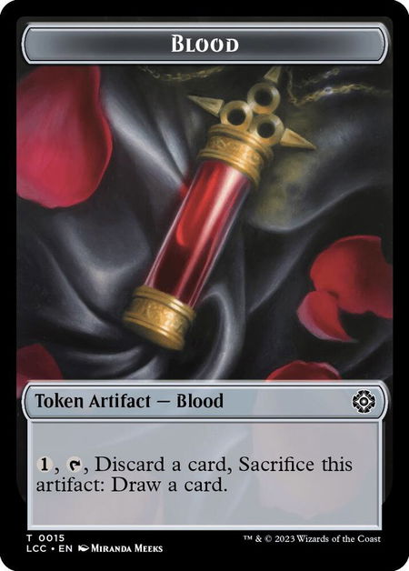 Blood // Vampire (0004) Double-Sided Token - Commander: The Lost Caverns of Ixalan Magic: The Gathering trading card