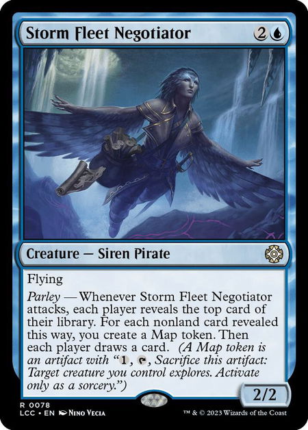 Storm Fleet Negotiator - Commander: The Lost Caverns of Ixalan Magic: The Gathering trading card