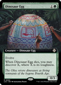Dinosaur Egg (Extended Art) - Commander: The Lost Caverns of Ixalan (LCC) #60 - Rare Magic: The Gathering Trading Card