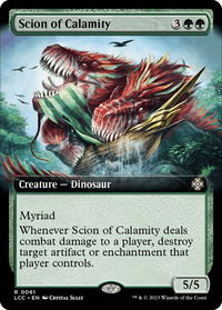 Scion of Calamity (Extended Art) - Commander: The Lost Caverns of Ixalan (LCC) #61 - Rare Magic: The Gathering Trading Card
