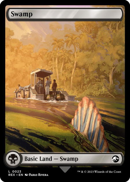 Swamp - Universes Beyond: Jurassic World Collection Magic: The Gathering trading card