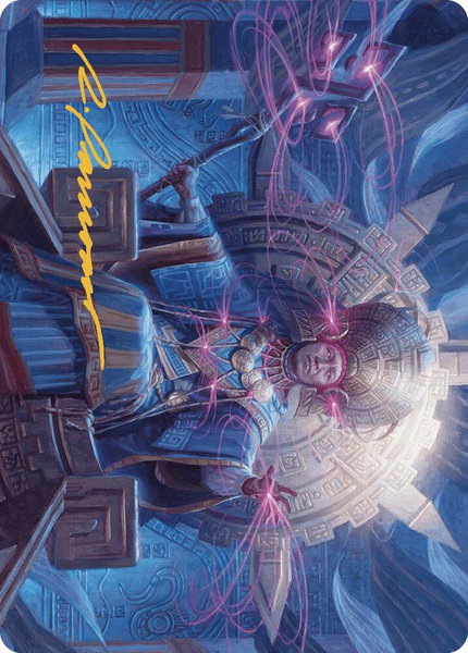Akal Pakal, First Among Equals Art Card (8/81) (Gold-Stamped Signature) - Art Series: The Lost Caverns of Ixalan Magic: The Gathering trading card