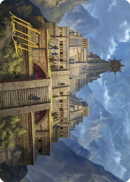 Barracks of the Thousand Art Card (Gold-Stamped Signature) - Art Series: The Lost Caverns of Ixalan Magic: The Gathering trading card