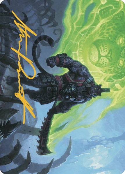 Malamet Veteran Art Card (Gold-Stamped Signature) - Art Series: The Lost Caverns of Ixalan Magic: The Gathering trading card