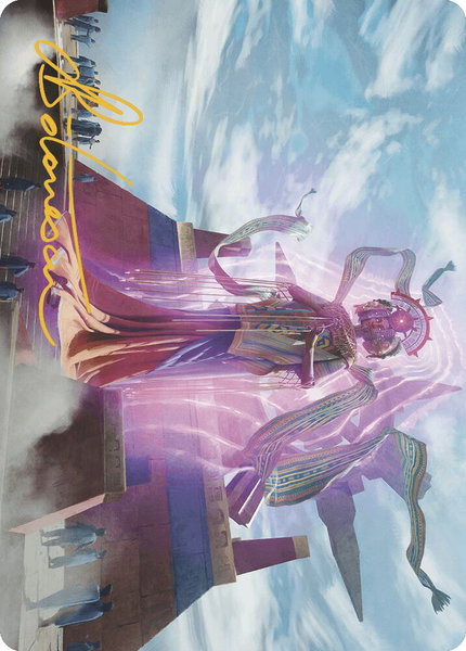Ojer Taq, Deepest Foundation Art Card (4/81) (Gold-Stamped Signature) - Art Series: The Lost Caverns of Ixalan Magic: The Gathering trading card