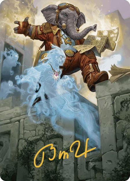 Quintorius Kand Art Card (37/81) (Gold-Stamped Signature) - Art Series: The Lost Caverns of Ixalan Magic: The Gathering trading card