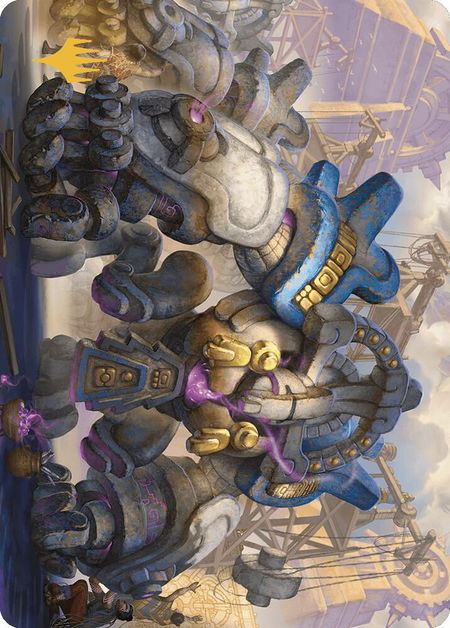 Master's Manufactory Art Card (Gold-Stamped Planeswalker Symbol) - Art Series: The Lost Caverns of Ixalan Magic: The Gathering trading card