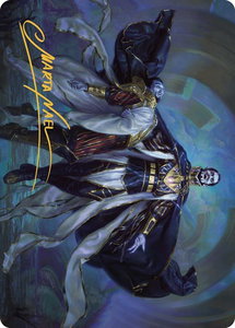 Vito, Fanatic of Aclazotz Art Card (Gold-Stamped Signature) - Art Series: The Lost Caverns of Ixalan (ASLCI) #39 - Special Magic: The Gathering Trading Card