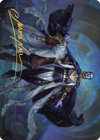 Vito, Fanatic of Aclazotz Art Card (Gold-Stamped Signature) - Art Series: The Lost Caverns of Ixalan (ASLCI) #39 - Special Magic: The Gathering Trading Card