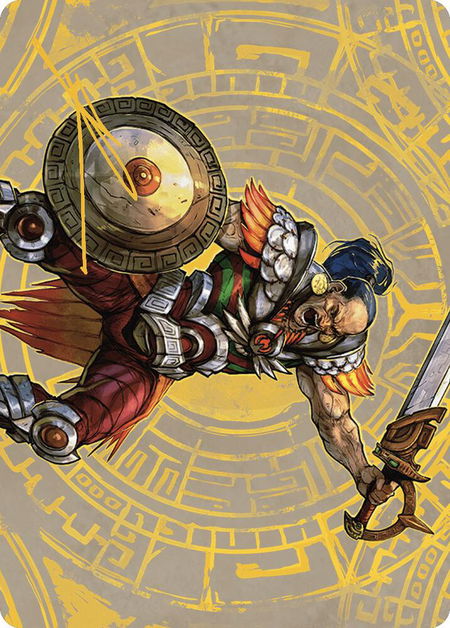 Inti, Seneschal of the Sun Art Card (Gold-Stamped Signature) - Art Series: The Lost Caverns of Ixalan Magic: The Gathering trading card