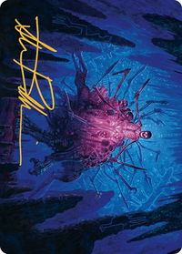 Uchbenbak, the Great Mistake Art Card (Gold-Stamped Signature) - Art Series: The Lost Caverns of Ixalan (ASLCI) #38 - Special Magic: The Gathering Trading Card
