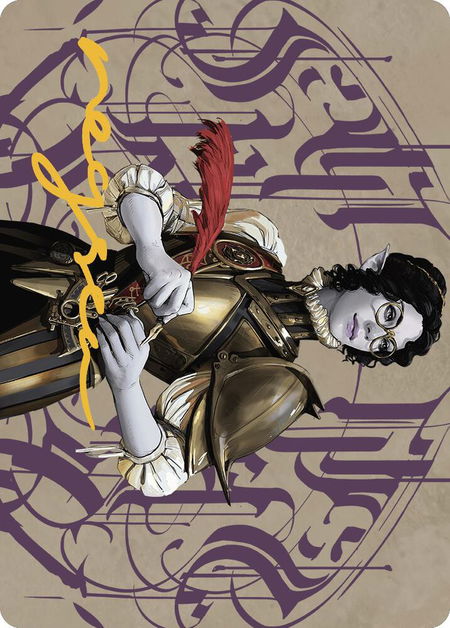 Amalia Benavides Aguirre Art Card (48/81) (Gold-Stamped Signature) - Art Series: The Lost Caverns of Ixalan Magic: The Gathering trading card