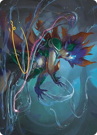 Nicanzil, Current Conductor Art Card (Gold-Stamped Signature) - Art Series: The Lost Caverns of Ixalan (ASLCI) #36 - Special Magic: The Gathering Trading Card