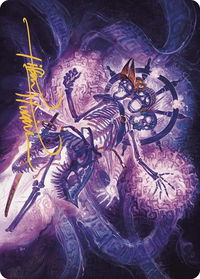 The Grim Captain Art Card (Gold-Stamped Signature) - Art Series: The Lost Caverns of Ixalan (ASLCI) #41 - Special Magic: The Gathering Trading Card