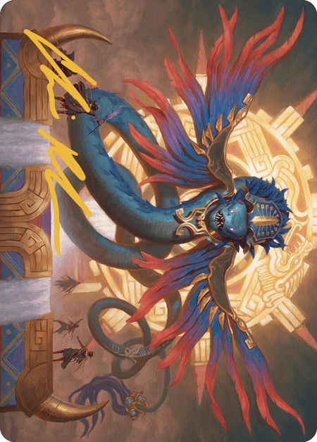 Ojer Pakpatiq, Deepest Epoch Art Card (13/81) (Gold-Stamped Signature) - Art Series: The Lost Caverns of Ixalan Magic: The Gathering trading card