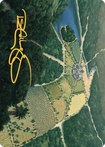 Restless Prairie Art Card (Gold-Stamped Signature) - Art Series: The Lost Caverns of Ixalan (ASLCI) #43 - Special Magic: The Gathering Trading Card