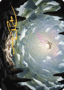 The Core Art Card (Gold-Stamped Signature) - Art Series: The Lost Caverns of Ixalan (ASLCI) #40 - Special Magic: The Gathering Trading Card