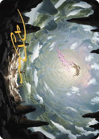 The Core Art Card (Gold-Stamped Signature) - Art Series: The Lost Caverns of Ixalan (ASLCI) #40 - Special Magic: The Gathering Trading Card