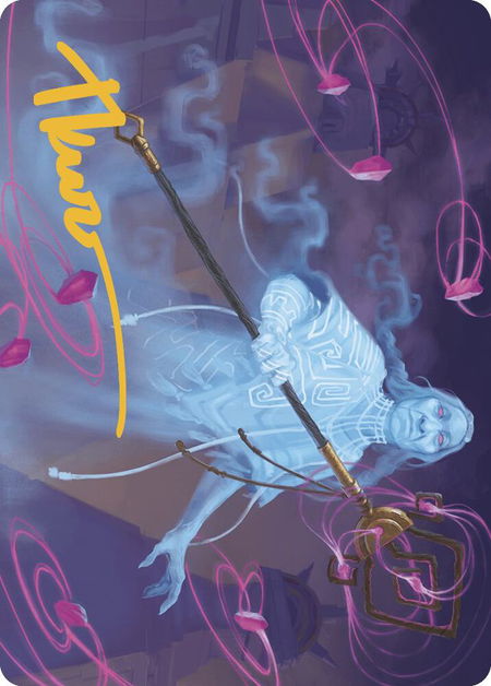 Didact Echo Art Card (Gold-Stamped Signature) - Art Series: The Lost Caverns of Ixalan Magic: The Gathering trading card