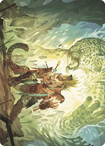 Might of the Ancestors Art Card - Art Series: The Lost Caverns of Ixalan (ASLCI) #2 - Special Magic: The Gathering Trading Card