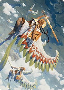 Resplendent Angel Art Card (5/81) - Art Series: The Lost Caverns of Ixalan (ASLCI) #5 - Special Magic: The Gathering Trading Card