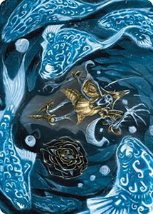 Eaten by Piranhas Art Card - Art Series: The Lost Caverns of Ixalan (ASLCI) #11 - Special Magic: The Gathering Trading Card