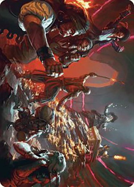Hit the Mother Lode Art Card trading card from Art Series: The Lost Caverns of Ixalan Hit the Mother Lode Art Card - Art Series: The Lost Caverns of Ixalan Magic: The Gathering trading card