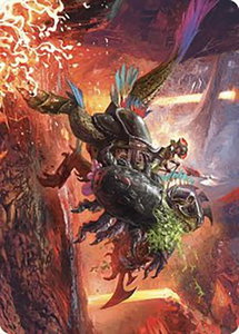 Triumphant Chomp Art Card - Art Series: The Lost Caverns of Ixalan (ASLCI) #21 - Special Magic: The Gathering Trading Card