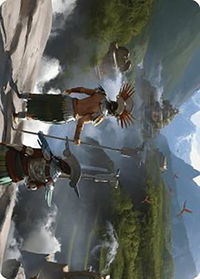 Glimpse the Core Art Card - Art Series: The Lost Caverns of Ixalan (ASLCI) #25 - Special Magic: The Gathering Trading Card