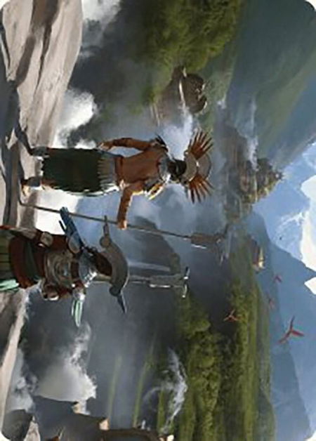 Glimpse the Core Art Card - Art Series: The Lost Caverns of Ixalan Magic: The Gathering trading card