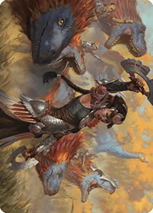 Huatli, Poet of Unity Art Card - Art Series: The Lost Caverns of Ixalan (ASLCI) #27 - Special Magic: The Gathering Trading Card