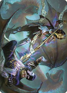 Huatli's Final Strike Art Card - Art Series: The Lost Caverns of Ixalan (ASLCI) #28 - Special Magic: The Gathering Trading Card