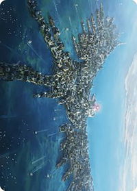 Restless Anchorage Art Card - Art Series: The Lost Caverns of Ixalan (ASLCI) #42 - Special Magic: The Gathering Trading Card