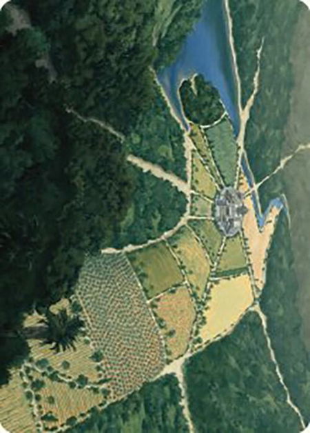 Restless Prairie Art Card - Art Series: The Lost Caverns of Ixalan Magic: The Gathering trading card