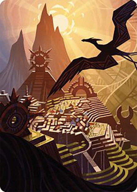 Plains Art Card - Art Series: The Lost Caverns of Ixalan Magic: The Gathering trading card