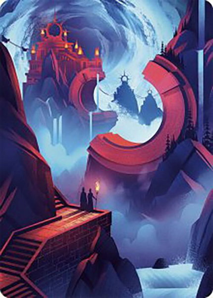 Mountain Art Card trading card from Art Series: The Lost Caverns of Ixalan Mountain Art Card - Art Series: The Lost Caverns of Ixalan Magic: The Gathering trading card