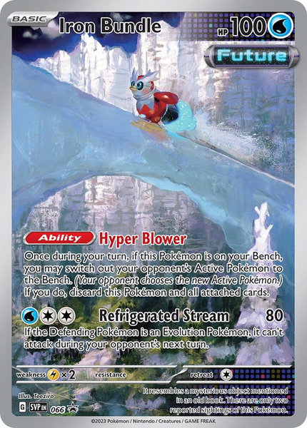 Iron Bundle - 066 trading card from SV: Scarlet & Violet Promo Cards Iron Bundle - 066 - SV: Scarlet & Violet Promo Cards Pokémon trading card
