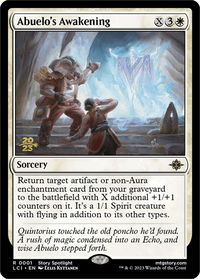 Abuelo's Awakening - Prerelease Cards (PRE) #1s - Rare Magic: The Gathering Trading Card