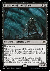 Preacher of the Schism - Promo Pack: The Lost Caverns of Ixalan (PPLCI) #113p - Rare Magic: The Gathering Trading Card